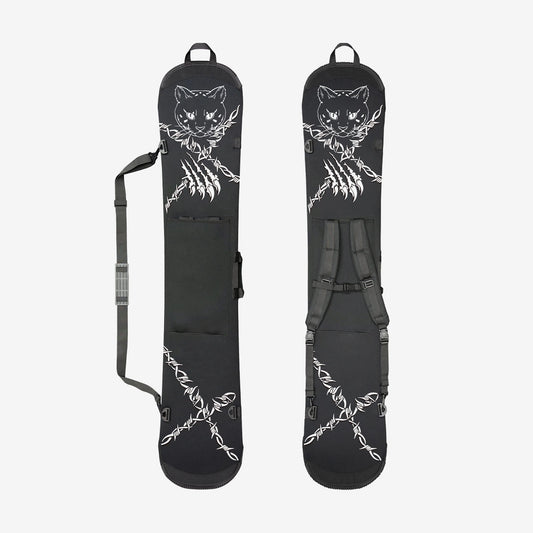 Snowboard bag sole cover snow leopard