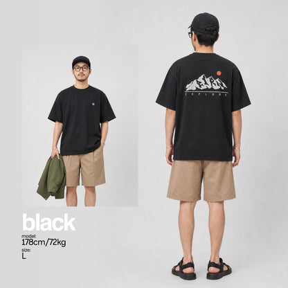 Tシャツ プリント マウンテン 半袖 メンズ